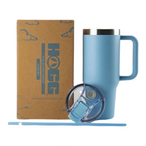 40oz Powder Coated Big Swig Tumbler CLEAR SKY